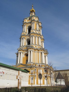 Russia, Moscow. Novospassky monastery. Bell Tower clipart