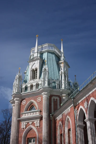 Moskova. Müzesi "tsaritsyno". grand palace parçası. — Stok fotoğraf