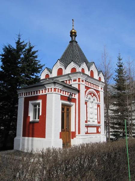 Rosja, Moskwa. Monaster Nowospasski. Kaplica. — Zdjęcie stockowe