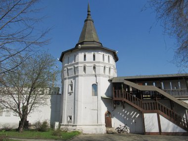 Russia, Moscow. St. Daniel Monastery. The tower of the monastery. clipart