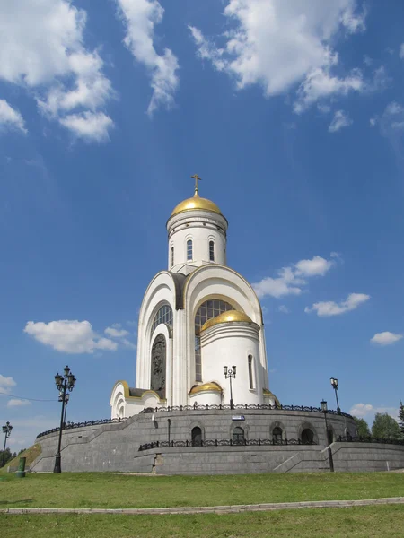 Ryssland, Moskva. tempel av st george på poklonnaya kulle — Stockfoto