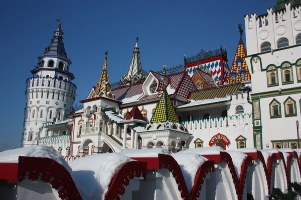 Rosja, Moskwa. Kreml w izmailovo. fragmentu. — Zdjęcie stockowe