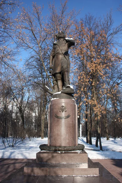 Russia, Moscow. Monument to Peter the Great in manor "Izmailovo". — Stock Photo, Image