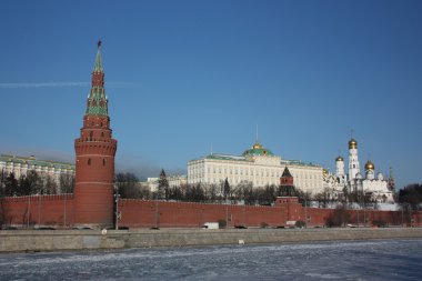 Rusya, Moskova. Moskova kremlin Panoraması.