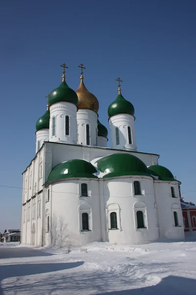 Rosja, kolomna. Katedra Uspenskiy w kolomna Kremla. — Zdjęcie stockowe