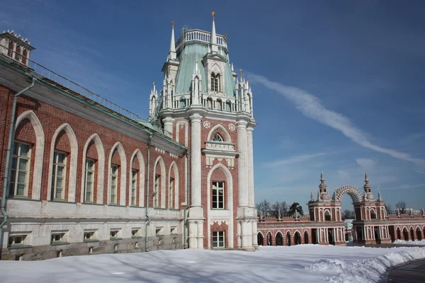 Mosca. Museo - riserva "Tsaritsyno". Grande palazzo . — Foto Stock
