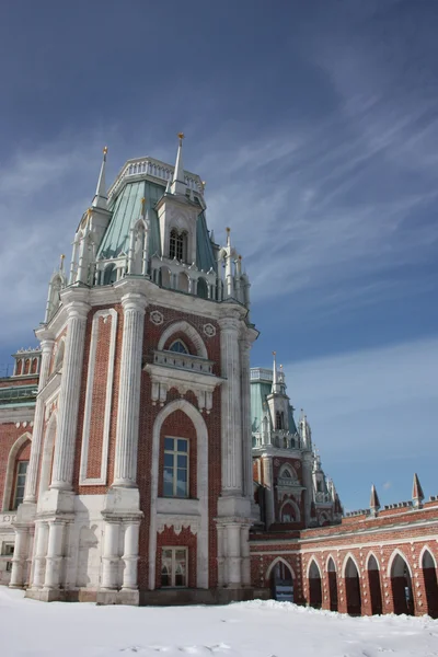 Moscow. Museum - reserve “Tsaritsyno”. Large palace. — Stock Photo, Image