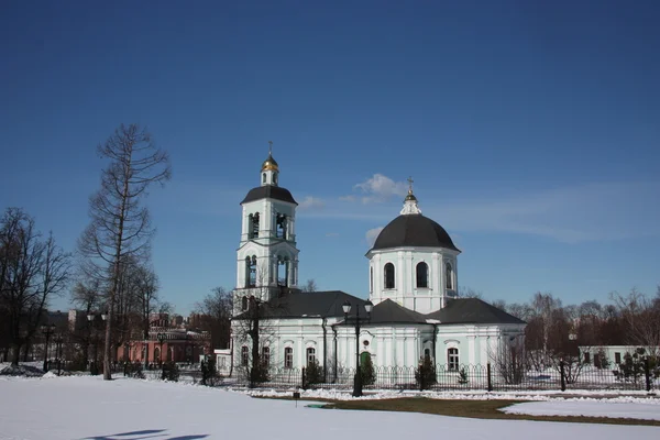 Tempel av Moder Gud ikonen "Livgivande Källa" i tsaritsyno. — Stockfoto
