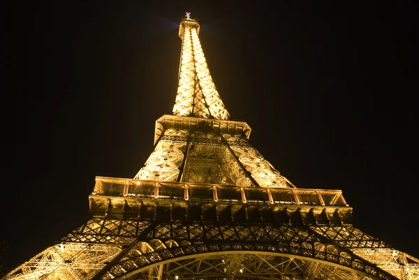 Goldener Eiffelturm — Stockfoto