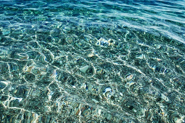 Agua de mar clara, pura y transparente —  Fotos de Stock