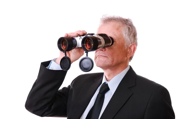 Obchodník s dalekohledem — Stock fotografie