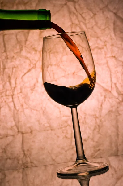 Червоне вино заливки . — стокове фото