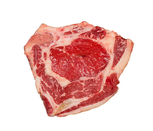 Сырое мясо изолировано . — стоковое фото