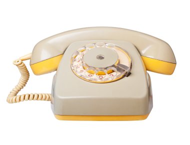 Vintage telephone. clipart