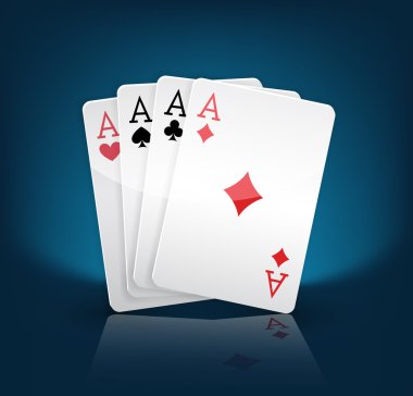 Four aces clipart