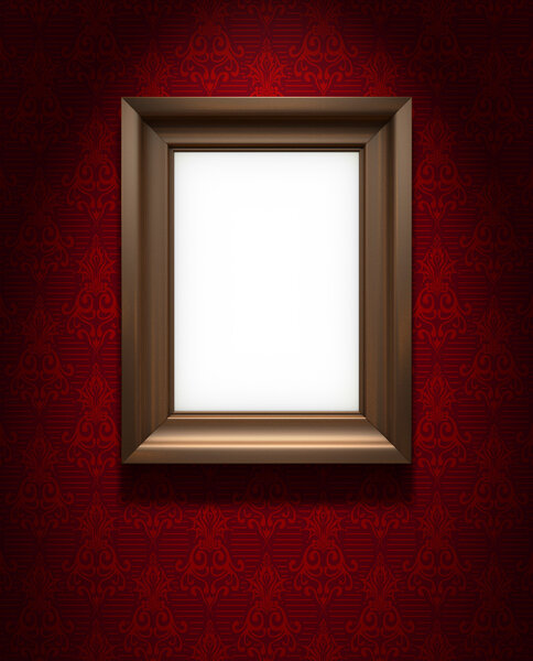 Picture frame on the wall