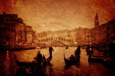 Rialto Bridge, Venice - Italy clipart