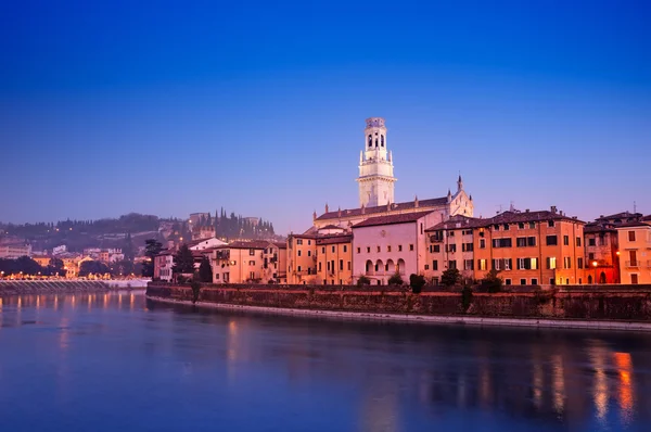 Verona por la noche — Foto de Stock