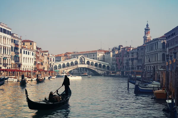 Most Rialto, Wenecja - Włochy — Zdjęcie stockowe