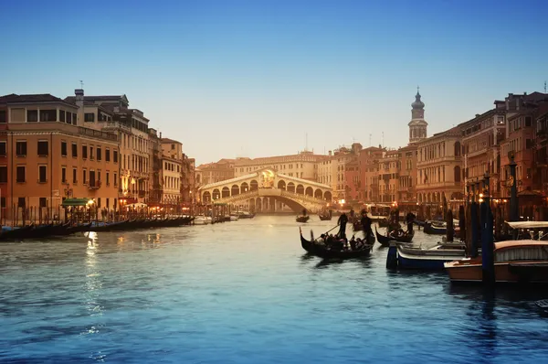 Rialto Bridge, Venice - Italy — Stock Photo, Image