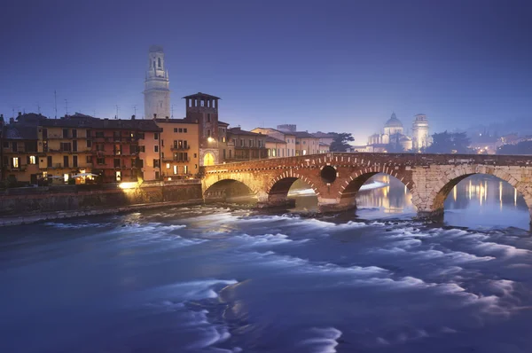 Ponte Pietra, Verona - Italia — Foto Stock