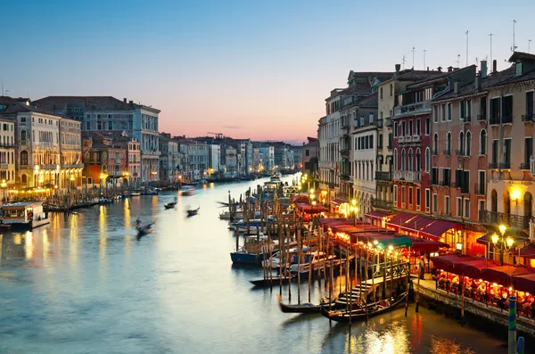 Grand canal, Benátky - Itálie — Stock fotografie