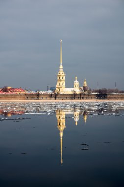 Peter ve paul fortress, erken Bahar. St. petersburg. Russi