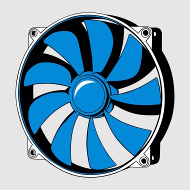 Computer fan clipart