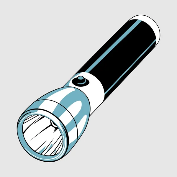 Lampe de poche — Image vectorielle