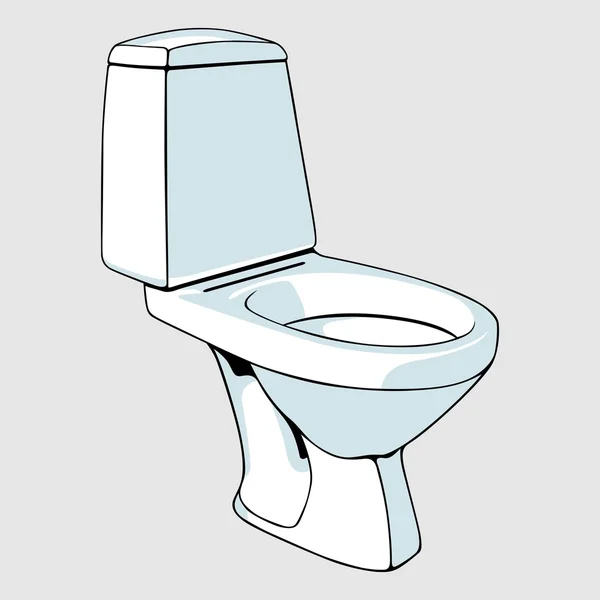 Toilettenschüssel — Stockvektor