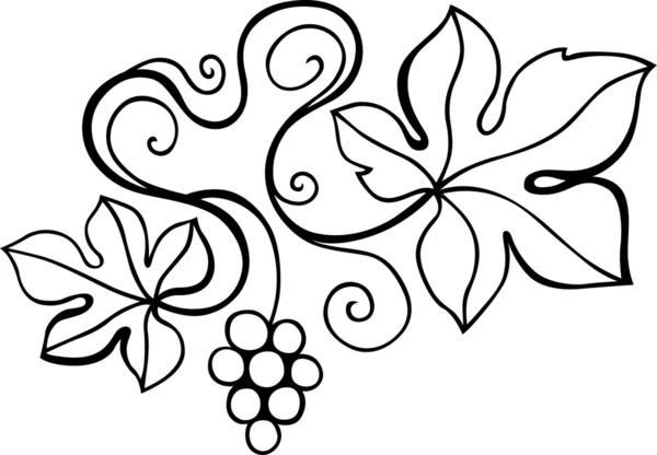 Élément de conception viticole — Image vectorielle