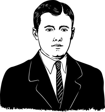 Man's portrait clipart