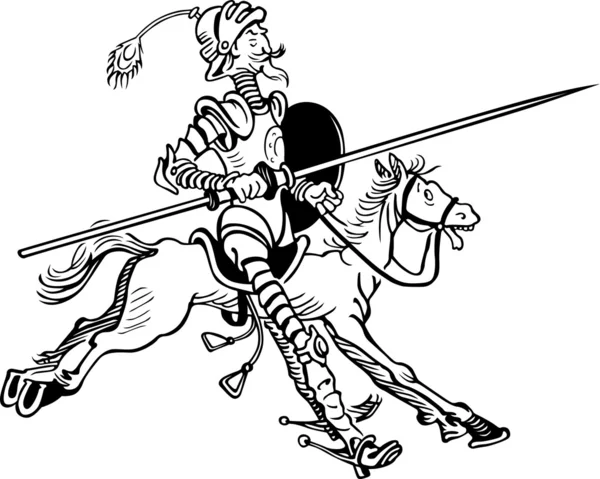 Don Quijote — Stockový vektor