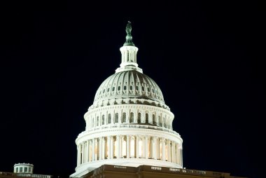 Dome of US Capitol Building clipart