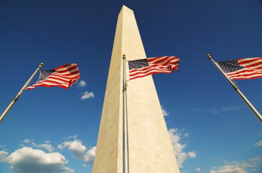 washington Anıtı, bayrakları