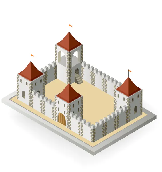 Μεσαιωνικό κάστρο — Διανυσματικό Αρχείο