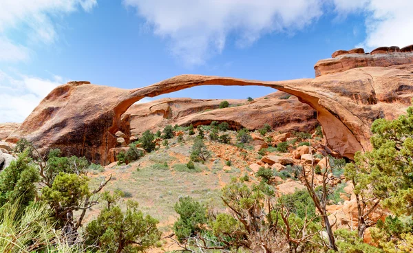 Landscape Arch, Utah, Estados Unidos Fotos de stock libres de derechos
