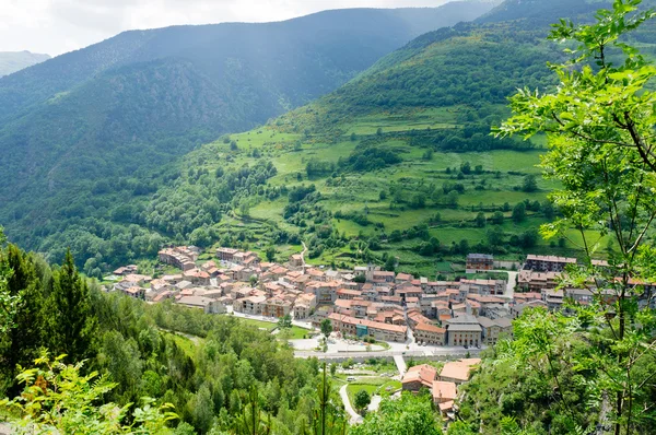 Dağ köyü, el serrat, İspanya — Stok fotoğraf