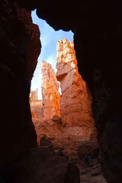 Wandern in bryce canyon np — Stockfoto