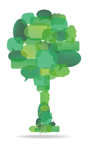 Öko-Baum — Stockvektor