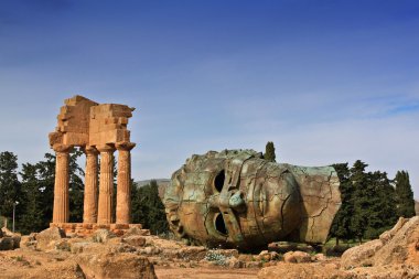 Valley of the Temples Agrigento clipart
