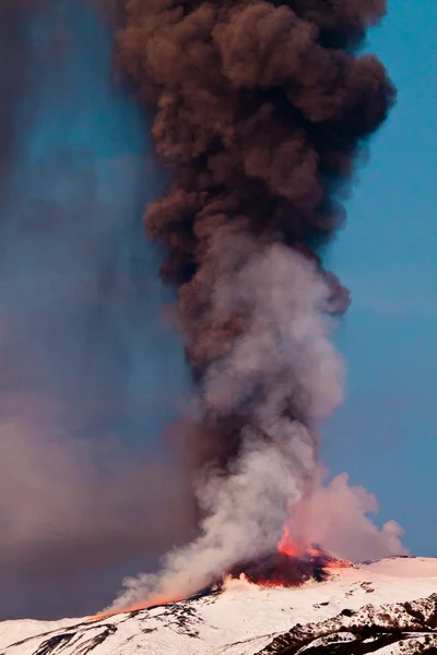 Eruption Etna — Stock Photo, Image