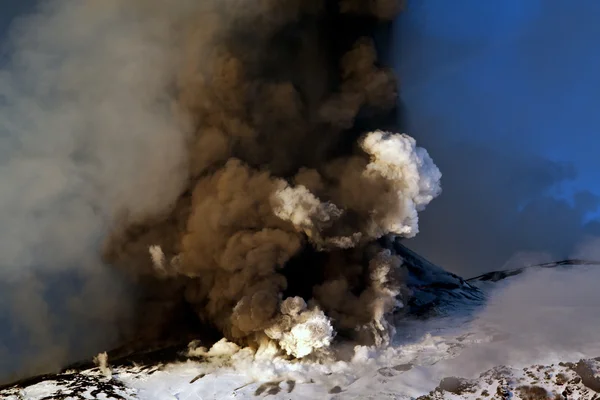 Eruption Etna — Stock Photo, Image