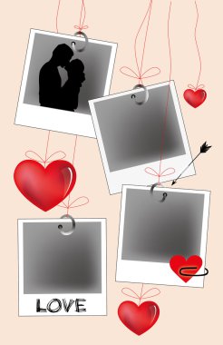 Pendant love photos clipart