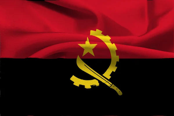 Flag of angola — Stock Photo, Image