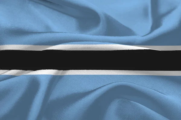 Bandiera Botswana — Stock fotografie