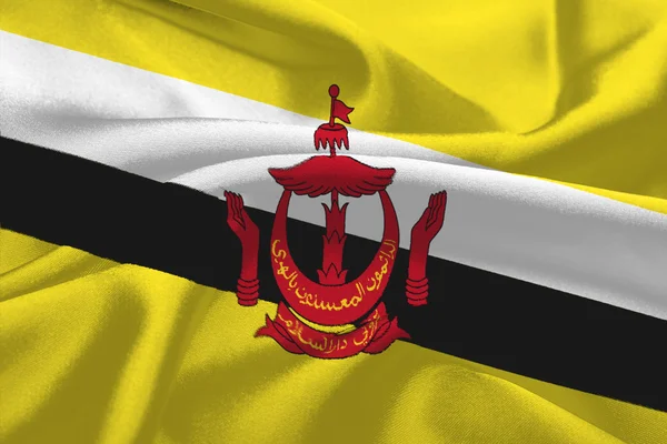 Bandiera Brunej — Stock fotografie
