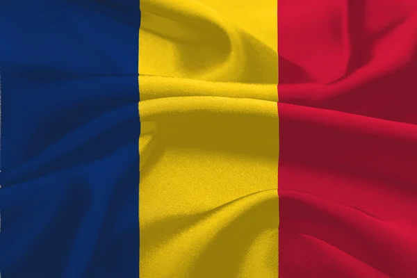 Csád zászló — Stock Fotó