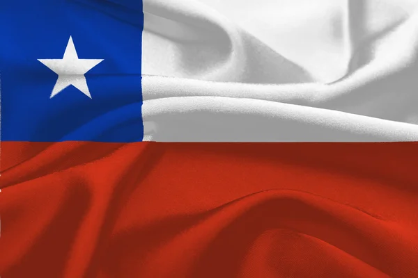 Bandiera Cile — Stock Photo, Image