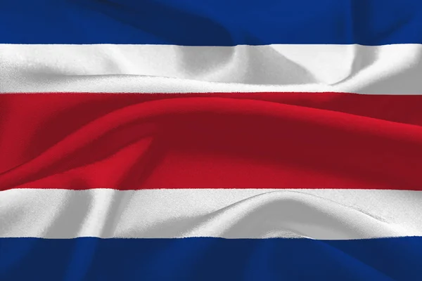 Bandiera Costa Rica — Stock Photo, Image